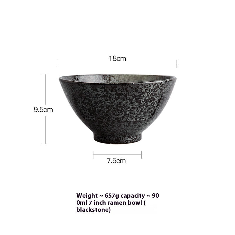 Arashi Hand-Painted Porcelain Soup Bowl