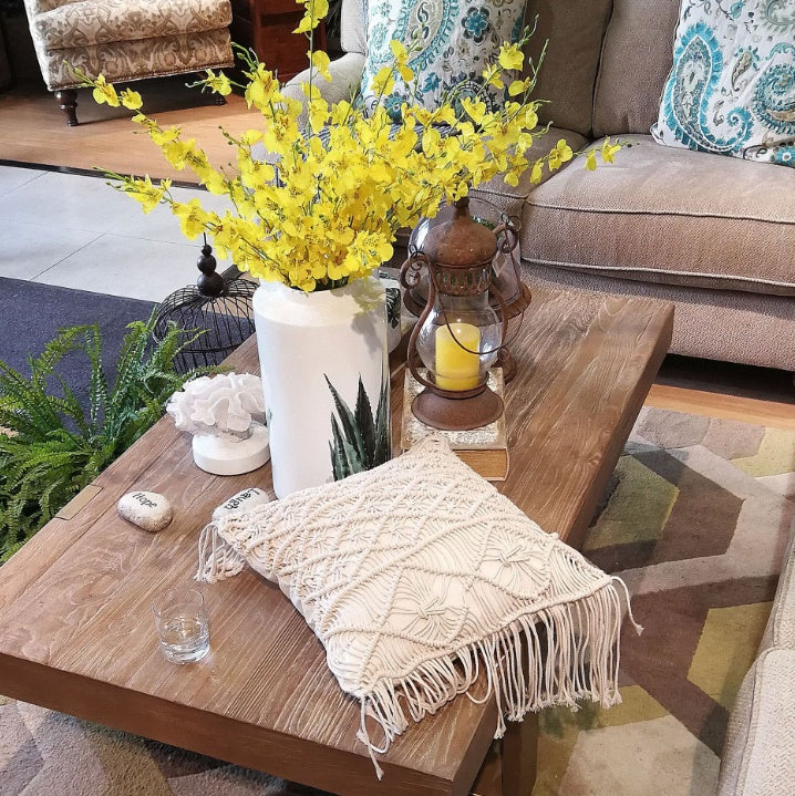 Woven Elegance Cotton Cushion Set