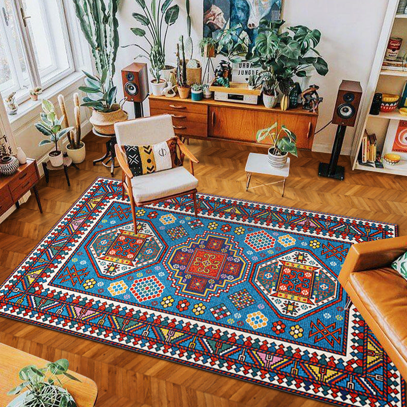 Decorative bohemian rug for bedroom and sofa area