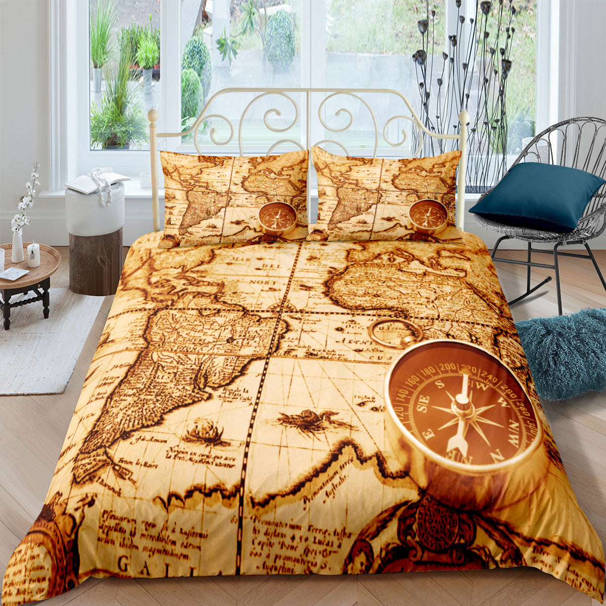 Royal Bloom 3-Piece American Bedspread Set