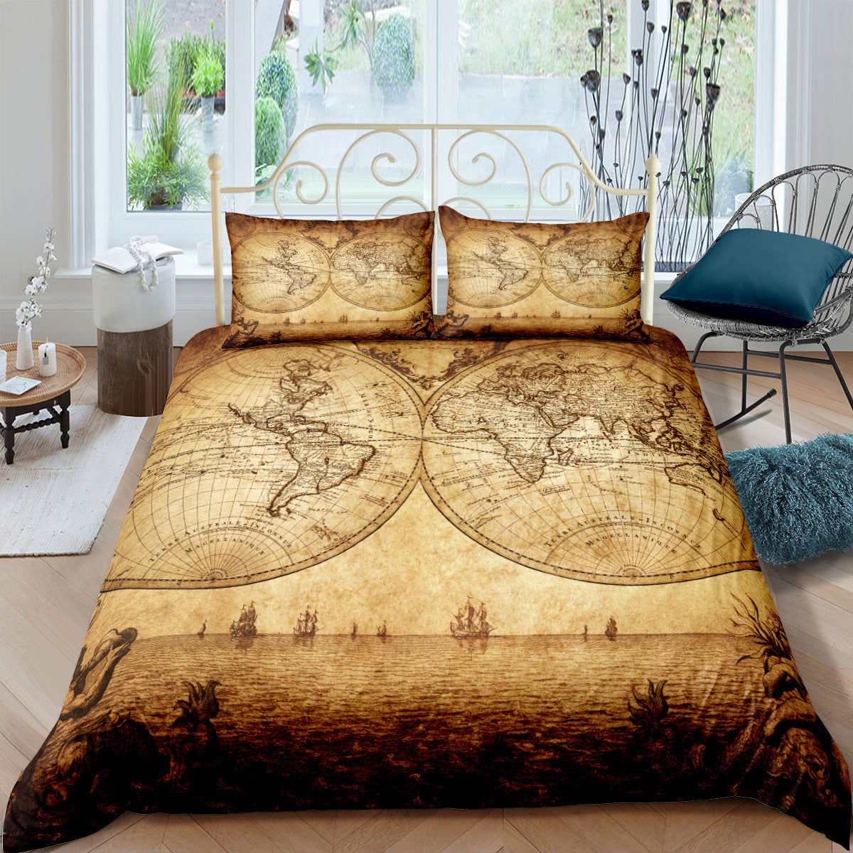 Royal Bloom 3-Piece American Bedspread Set