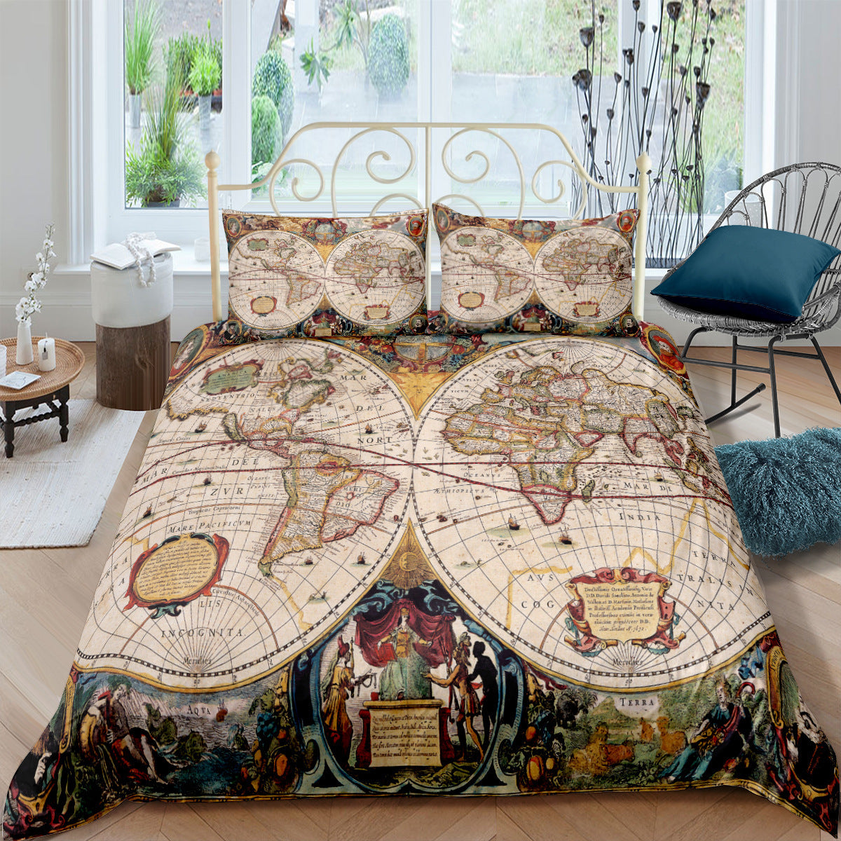 Royal Bloom 3-Piece American Bedspread Set