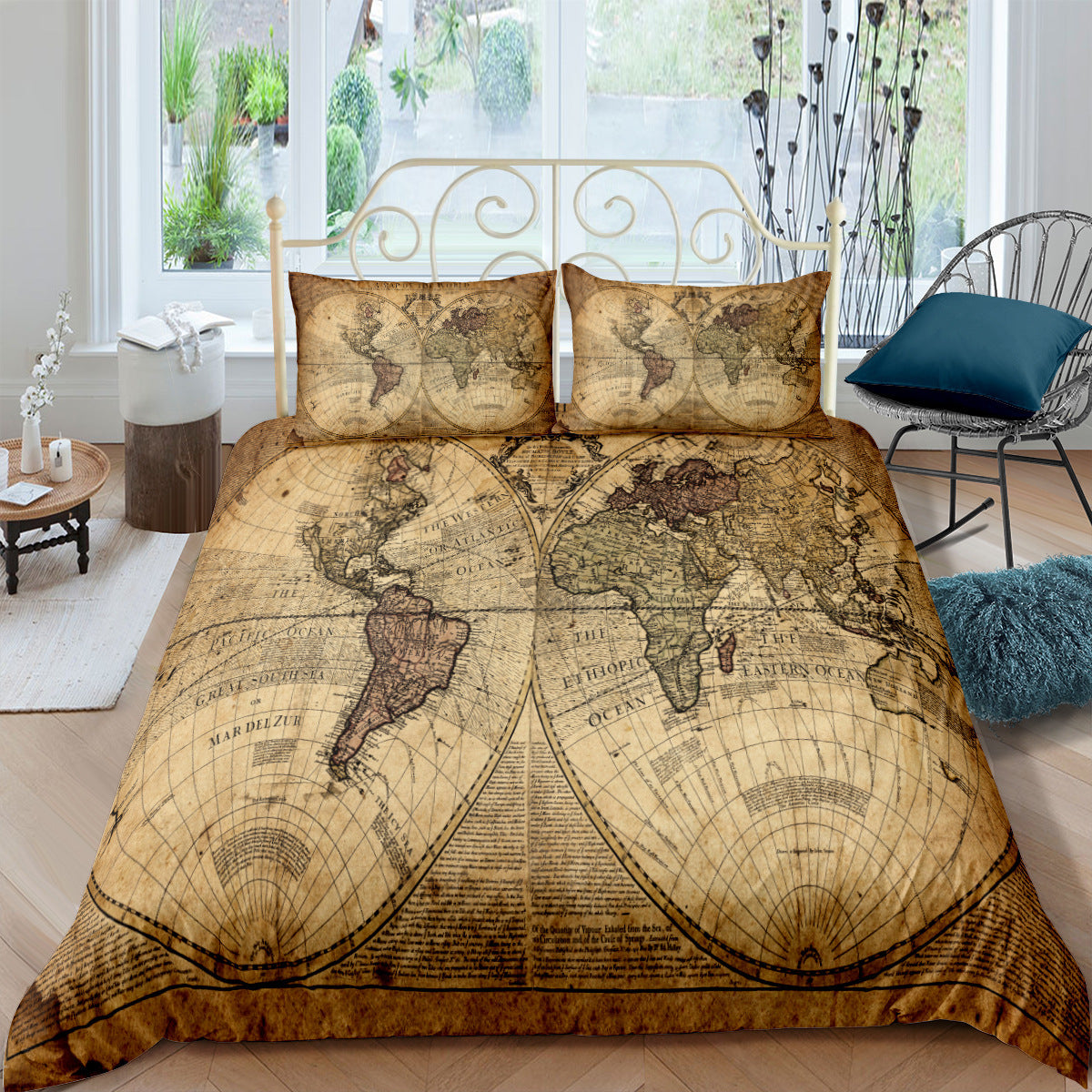 Royal Bloom 3-Piece American Bedspread Set