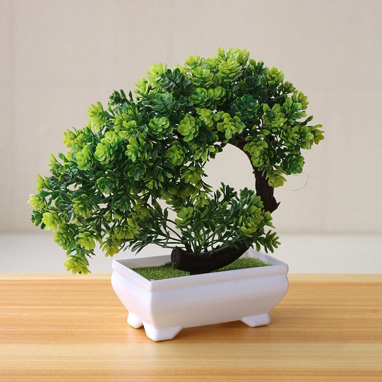 Zen-Style Artificial Bonsai Tree-Realistic Home Accent