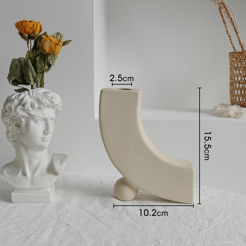Minimalist Nordic Sculptural Vases