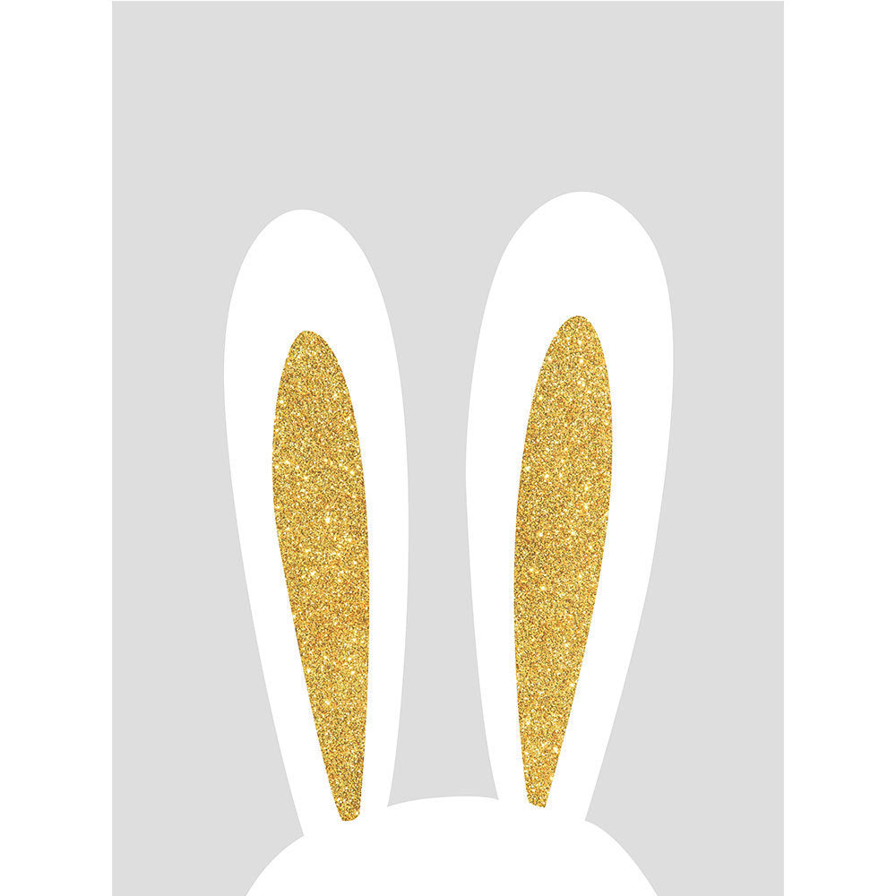Whimsical Bunny & Rain Wall Art Set