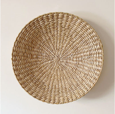 Boho Woven Wall Art Set- Handmade Rattan & Macrame Decor