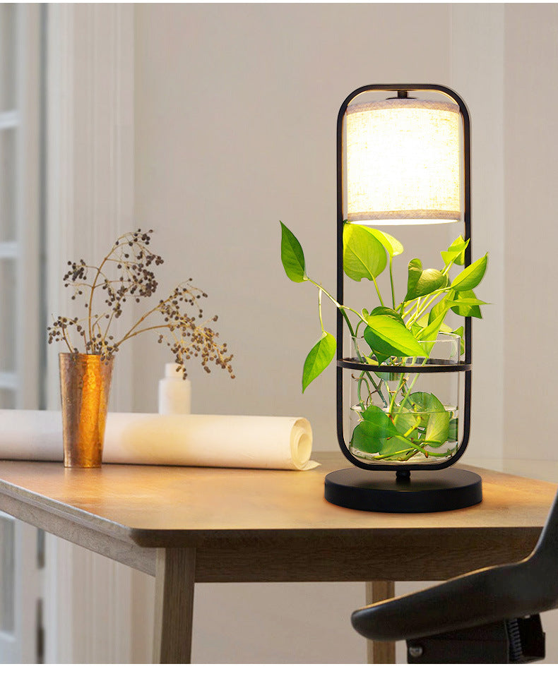 Minimalist Glass Hydroponic Lamp