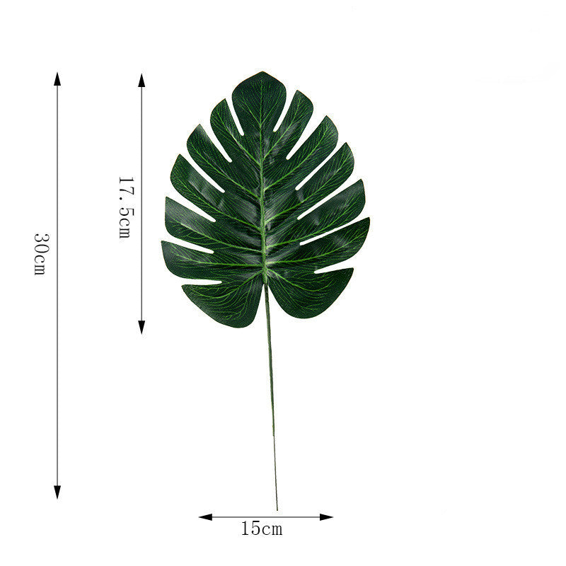 BohoLush Green Leaf Decor Set