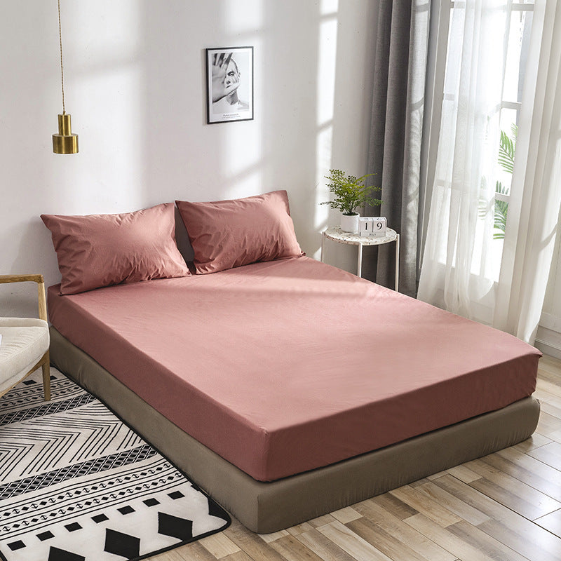 Premium Waterproof Velvet Bed Sheet with Pillowcases