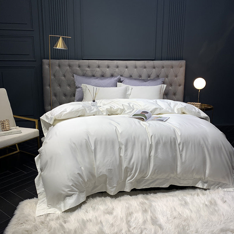 Imperial Elegance – 4-Piece Satin Touch Bedding Set