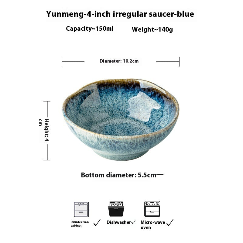 Ocean Glaze – Irregular Ceramic Bowl & Plate Collection
