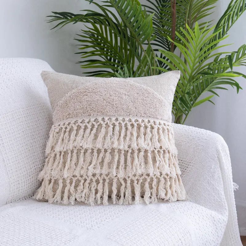 Artisan Woven Textured Pillow Cover Collection E / 45x45cm by Simple Homes