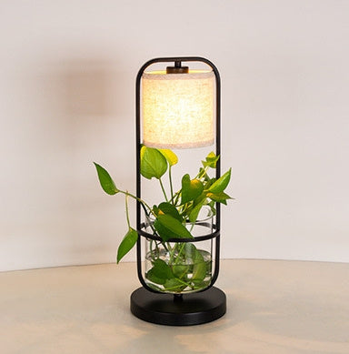 Minimalist Glass Hydroponic Lamp