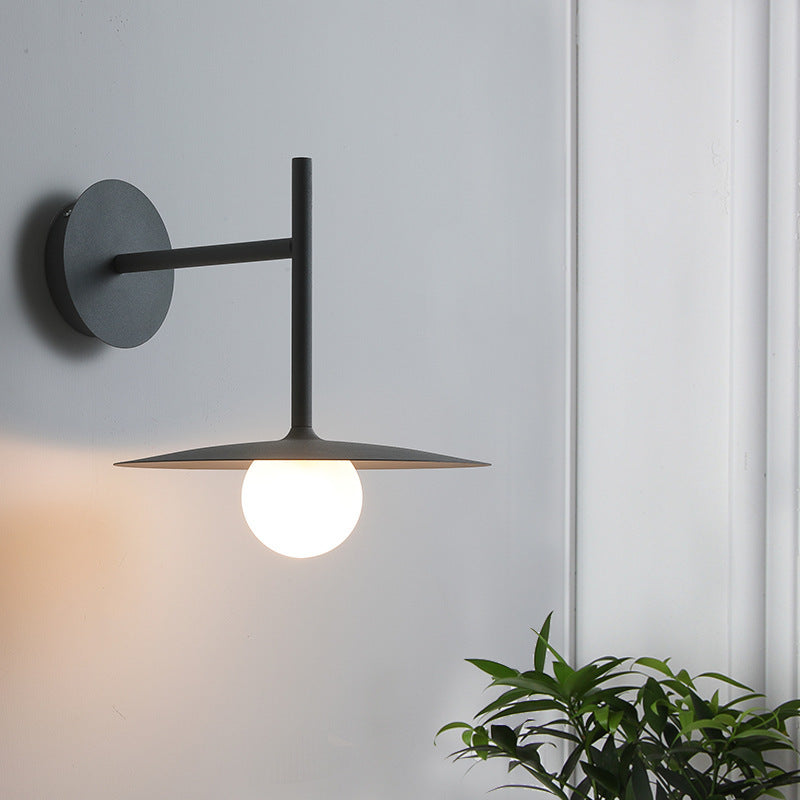 NordGlow™ Nordic Wall Light – Minimalist Iron Sconce for Bedroom & Living Room