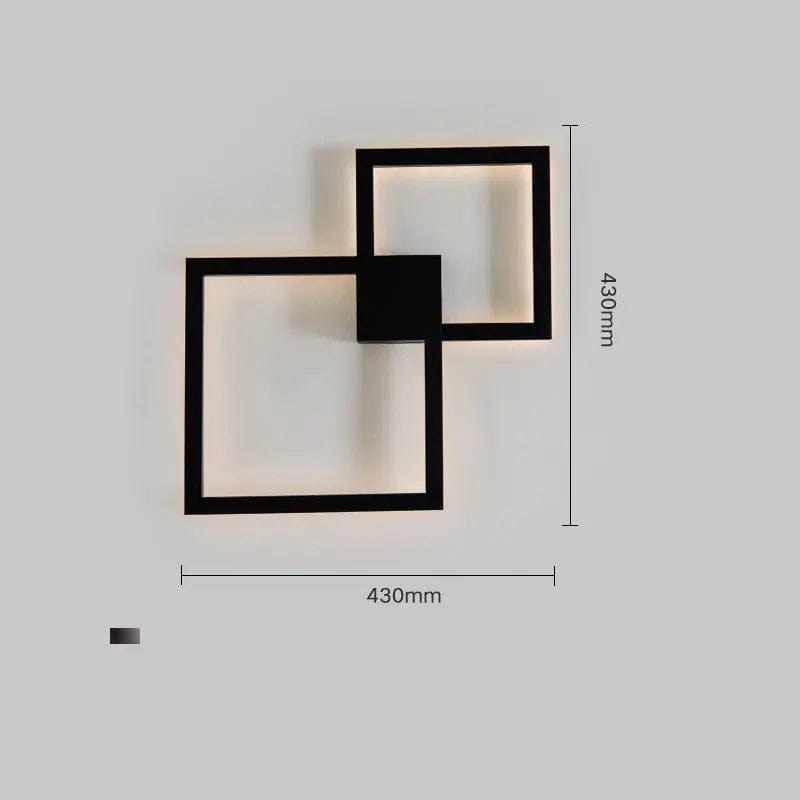 Luminova DuoFrame™ Wall Lamp Black / Warm light by Simple Homes