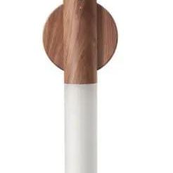 Modern LED Induction Night Light – Motion Sensor Wall Lamp with Plexiglass Shade Brown by Simple Homes