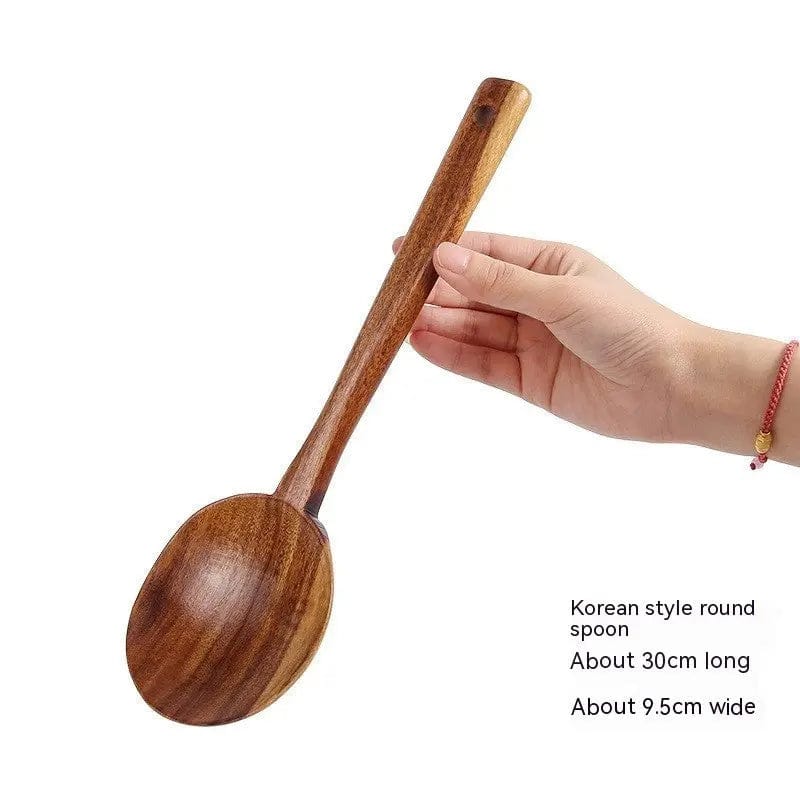 Modern Teak Cooking Utensils Teak Wide Mouth Spoon by Simple Homes