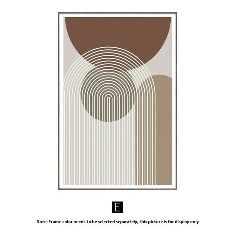 Terracotta Dreams Abstract Canvas Style E / 10x15cm by Simple Homes