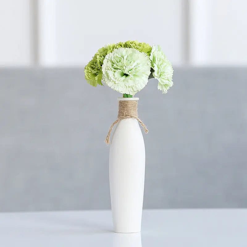 Willow Whisper Ceramic Vase Lan Ruo Small and Small Carnat by Simple Homes