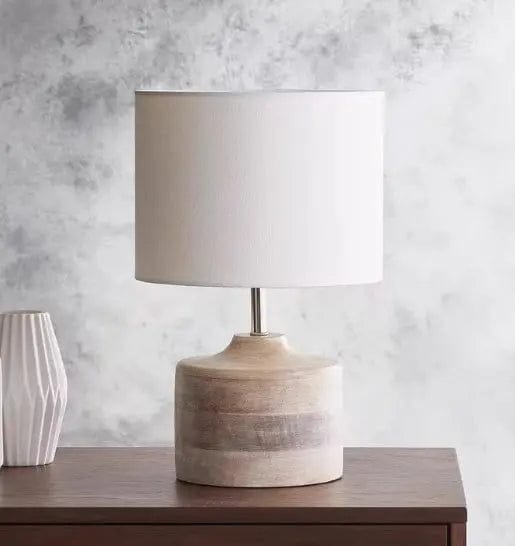 WillowWood™ Minimalist Solid Wood Table Lamp Short / Light Source Not Included / EU by Simple Homes