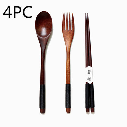 Artisan Wooden Spoon and Fork Set