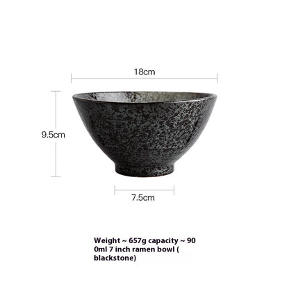 Arashi Hand-Painted Porcelain Soup Bowl