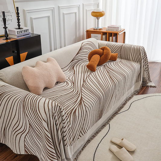 LuxeLine Chenille Sofa Throw