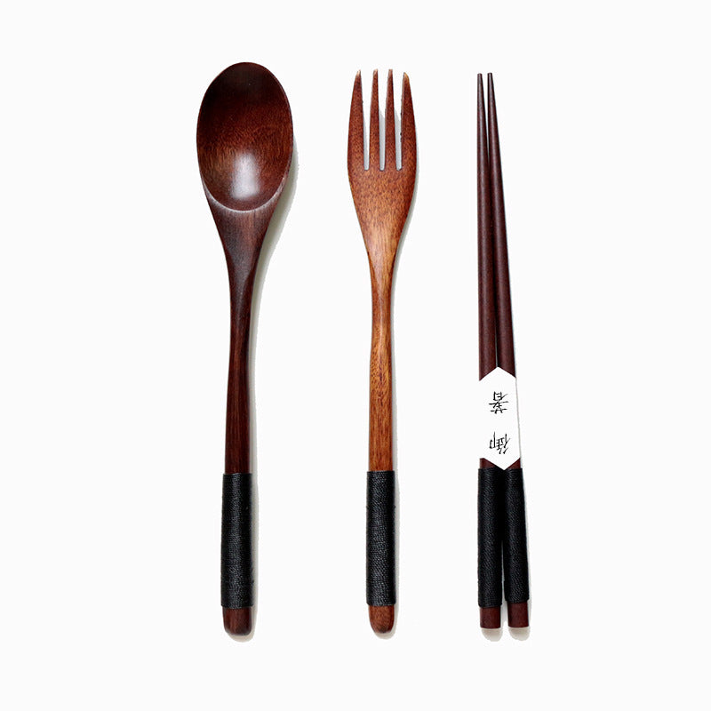 Artisan Wooden Spoon and Fork Set