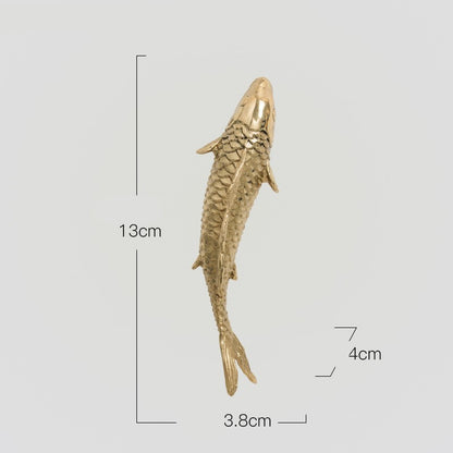 Coral Tree & Carp Wall Sculpture – Luxe Metal Wall Art