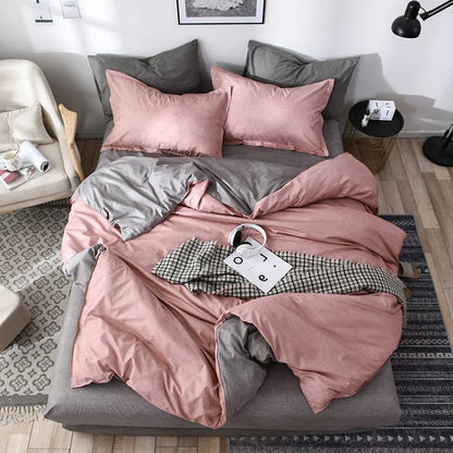 Luxury 4-Piece Bedding Set – Duvet Cover, Bed Sheet & Pillowcases