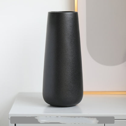 Minimalist Ceramic Rope Vase – Frosted Finish