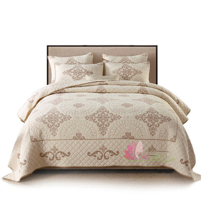Château Cotton – 3-Piece Quilted Bedspread Set