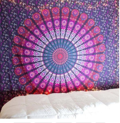 Mandala Glow – Bohemian Wall Tapestry