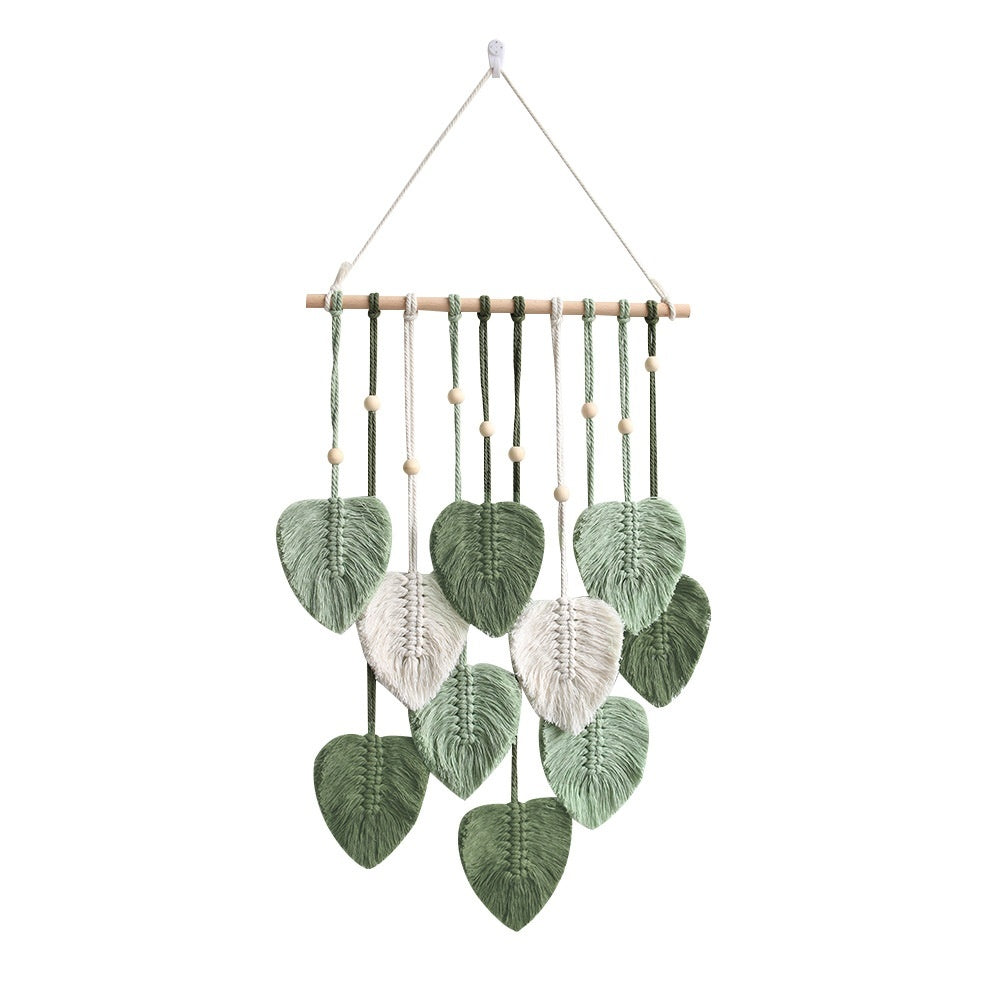 Boho Leaf Weave Wall Hanging