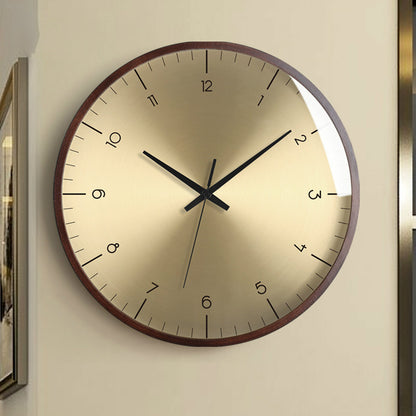 Nordic Elegance Wooden Wall Clock