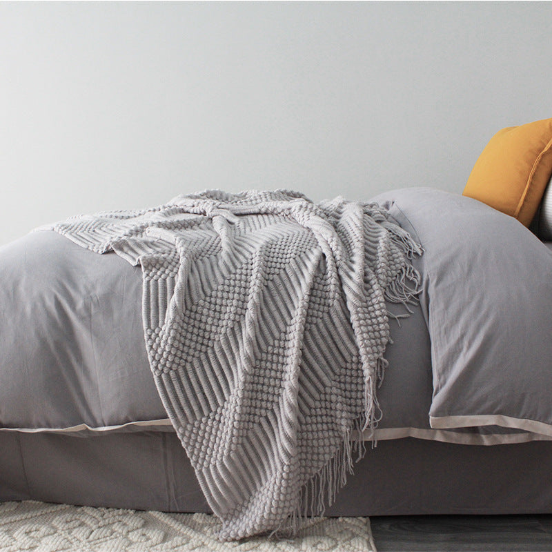 CozyWaffle Textured Throw