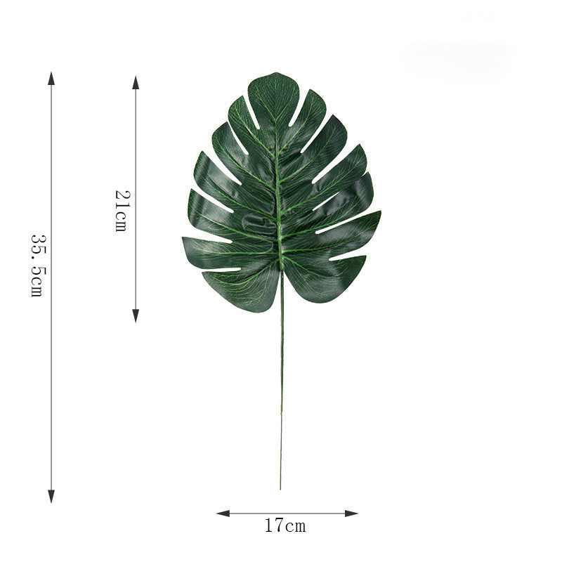 BohoLush Green Leaf Decor Set