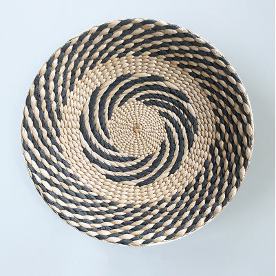Boho Woven Wall Art Set- Handmade Rattan & Macrame Decor