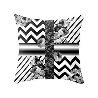 Nordic Luxe Geometric Cushion Cover