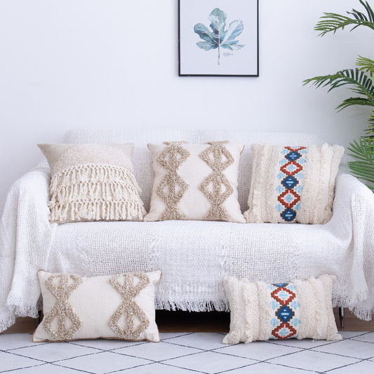 Artisan Woven Textured Pillow Cover Collection