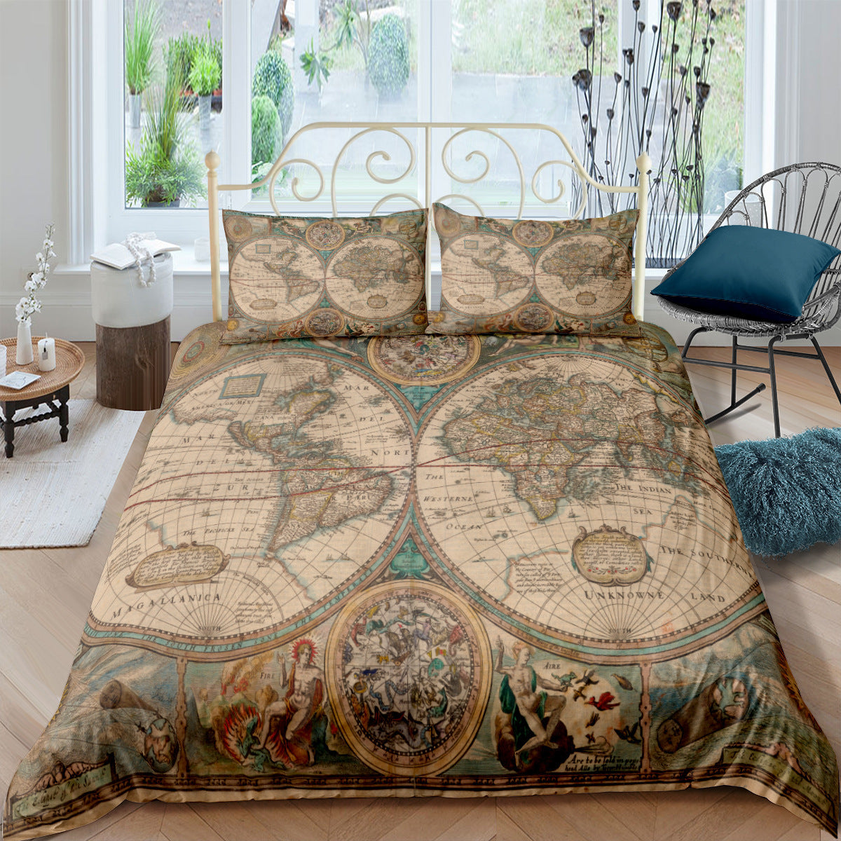 Royal Bloom 3-Piece American Bedspread Set