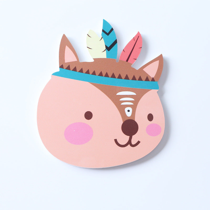 Whimsical Animal Wall Décor – Soft Cotton Heads for Kids' Rooms