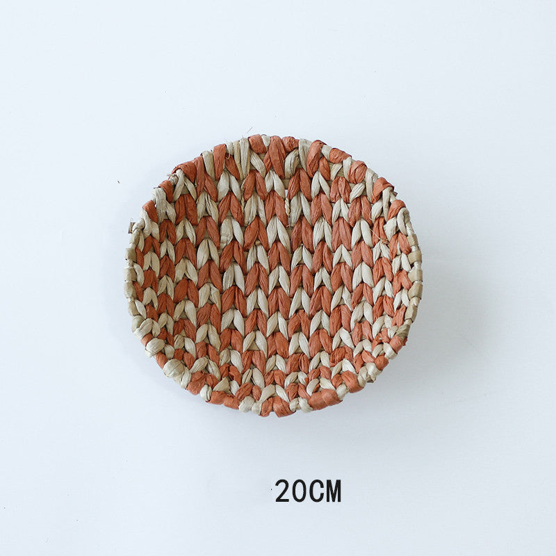 SunRipple Woven Straw Wall Art – Geometric Boho Wall Decor