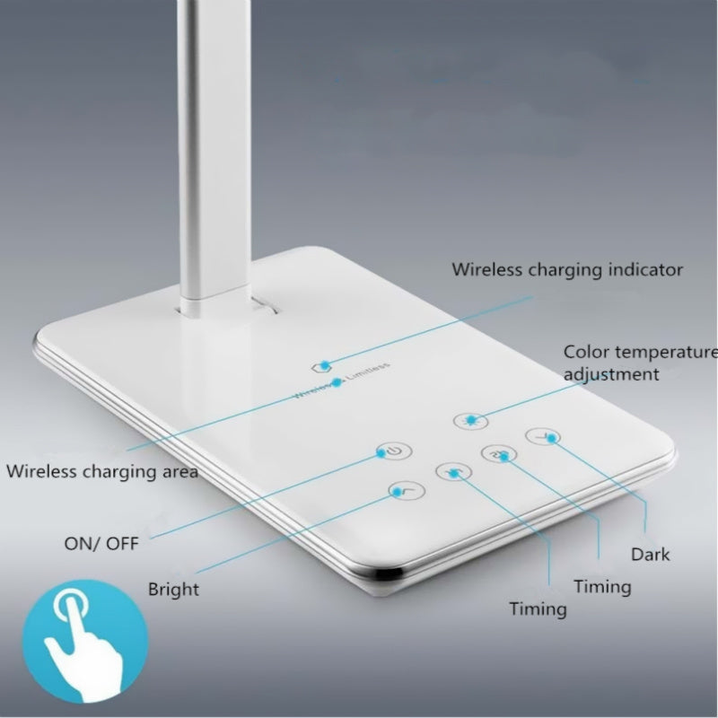 LumiCharge Pro – Wireless Charging Desk Lamp LED