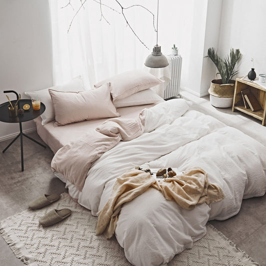PureHaven Washed Cotton Bedding Set