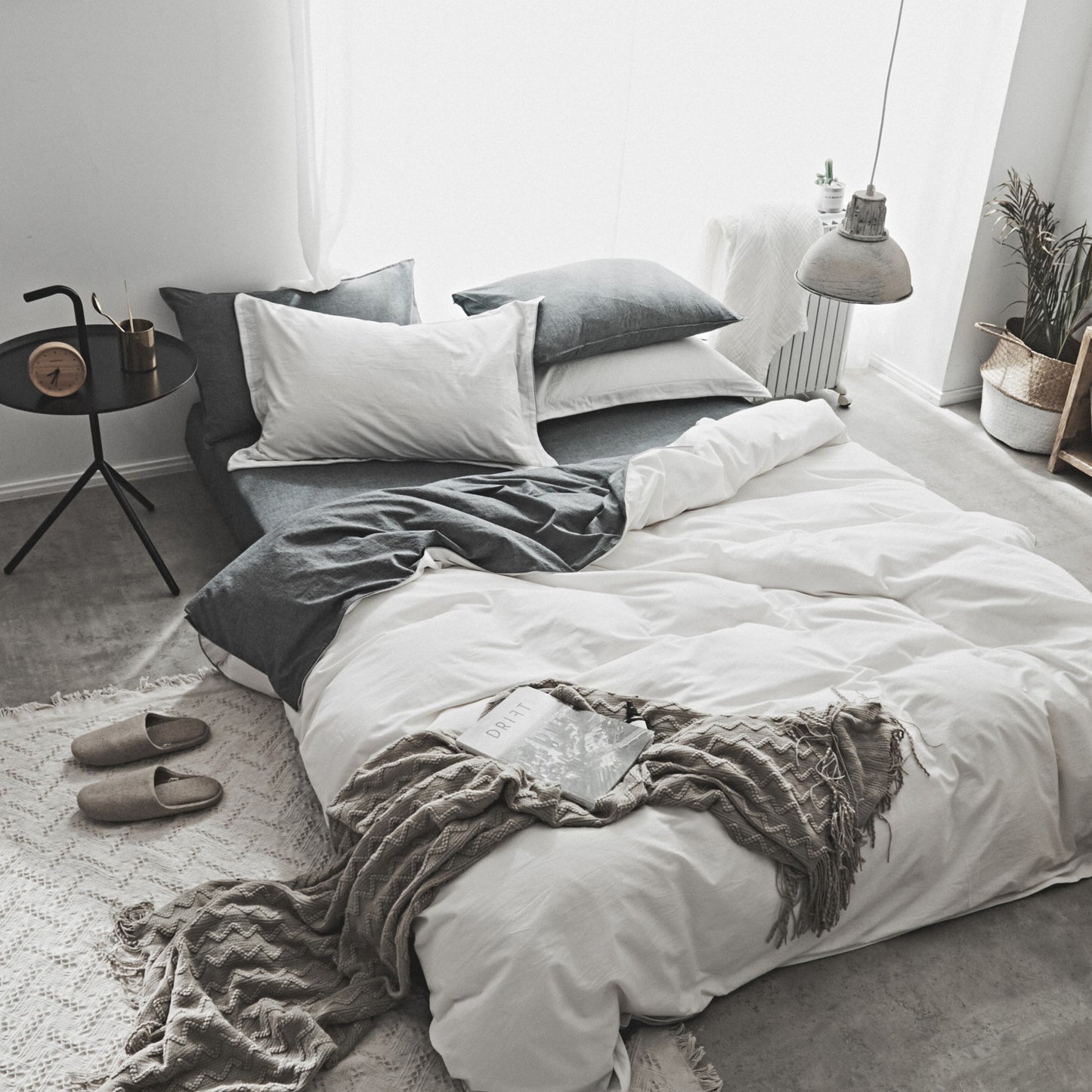 PureHaven Washed Cotton Bedding Set
