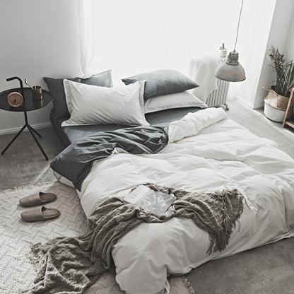 PureHaven Washed Cotton Bedding Set