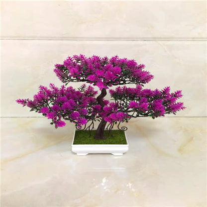 Zen-Style Artificial Bonsai Tree-Realistic Home Accent