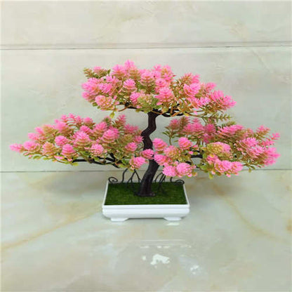 Zen-Style Artificial Bonsai Tree-Realistic Home Accent